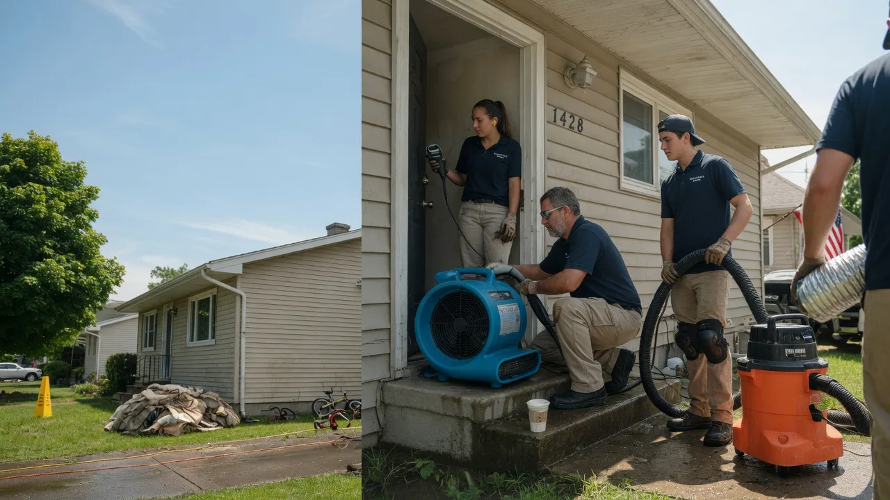 Water Damage Restoration in Easton, IL near me
